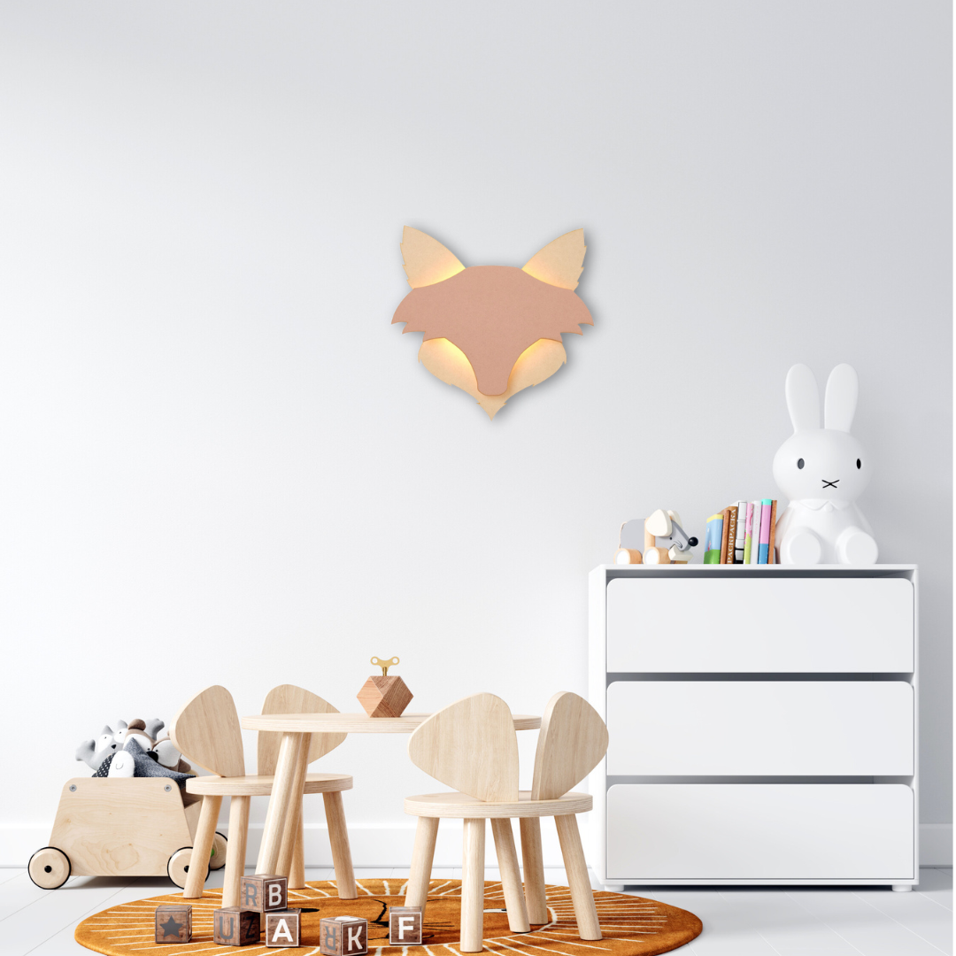 Fox wall lamp